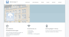 Desktop Screenshot of monteurwohnung-hanau.de
